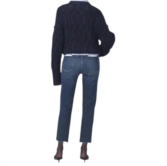 Citizens of Humanity Daphne Cropped High Rise Stovepipe Jeans - Picture 2 of 11